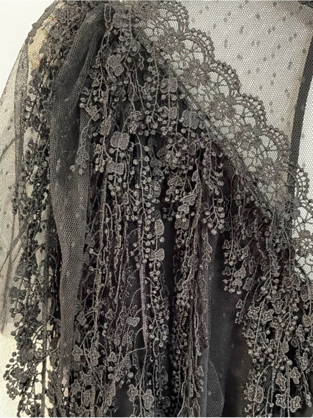 Free People Pirouette Black Lace Mini Dress - Picture 5 of 8